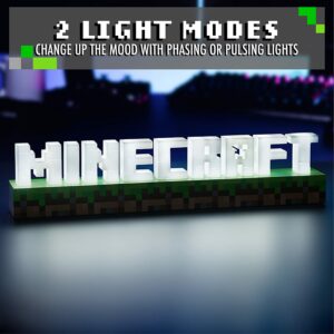 Lampada Logo Minecraft Paladone