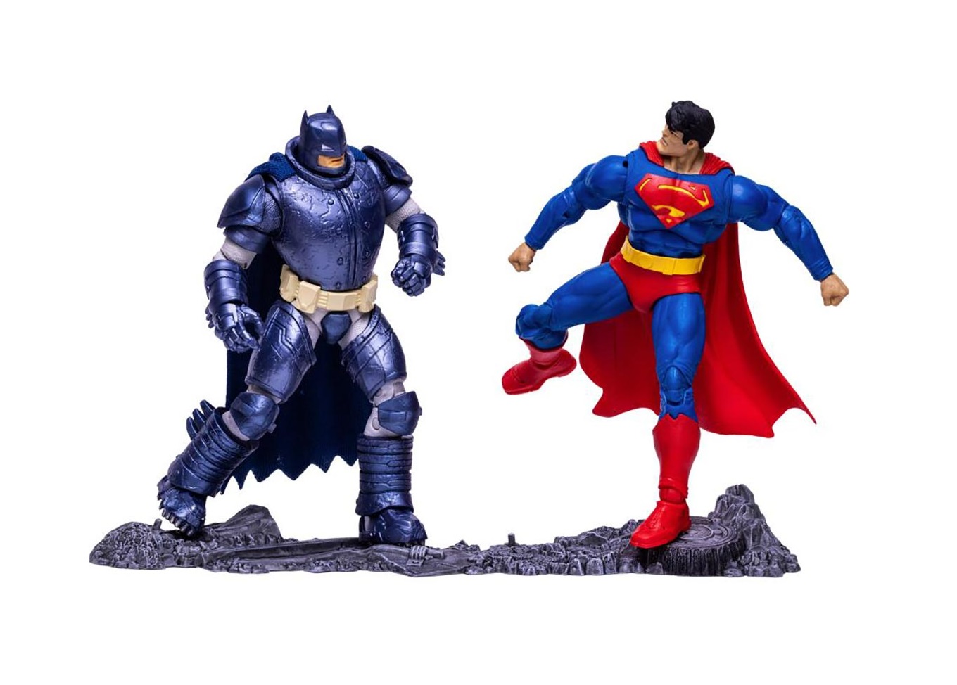 Action Figure Batman VS Superman Diorama