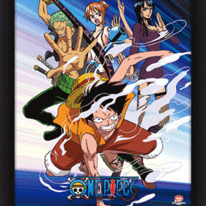 Quadro 3D One Piece Pirates