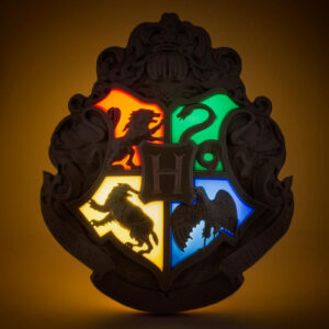 Lampada Harry Potter Hogwarts con bacchetta