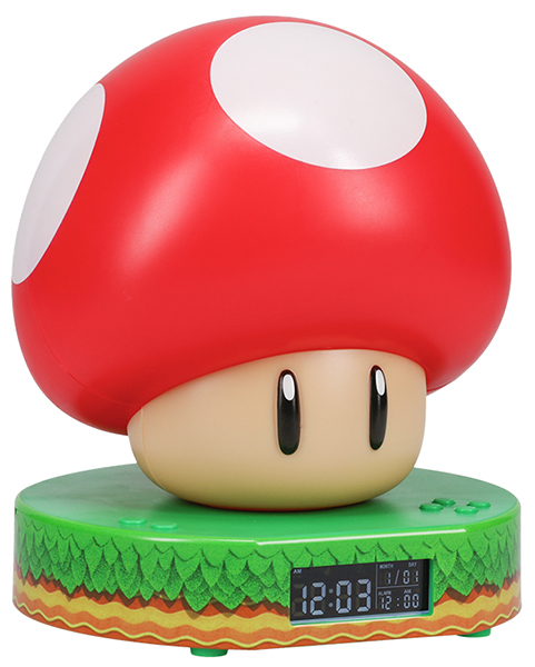 Sveglia con lampada Super Mario Fungo - immagine 2