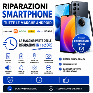 Riparazioni Smartphone, telefoni cellulari. iPhone, Samsung e altre marche