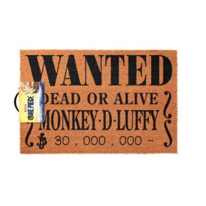 Zerbino One Piece Wanted Dead or Alive Monkey D.Luffy
