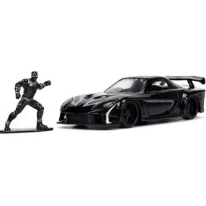 JADA Avengers Black Panther & 1995 Mazda RX-7
