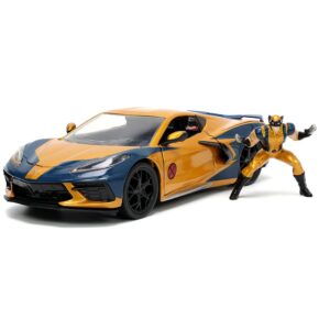 JADA X-Men Wolverine Chevy Corvette Die-Cast