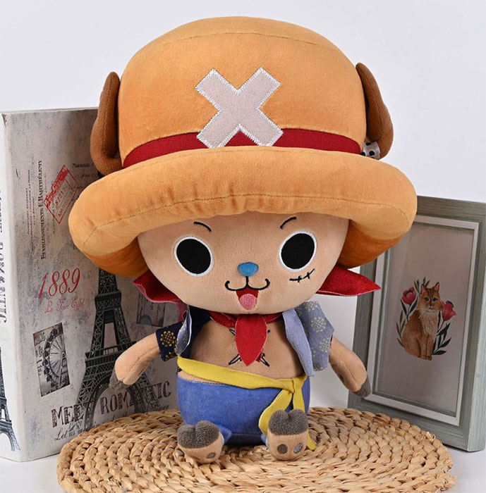 Peluche One Piece Chopper x Monkey D.Luffy 20cm