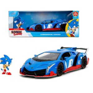 JADA Sonic the Hedgehog Lamborghini Veneno Scala 1:24