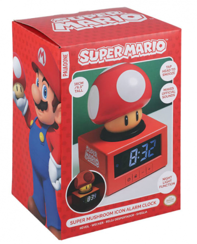 Paladone Sveglia Lampada Super Mario Fungo - immagine 2