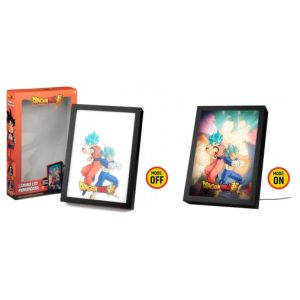 Quadro Retroilluminato LED Dragon Ball Super Goku & Vegeta