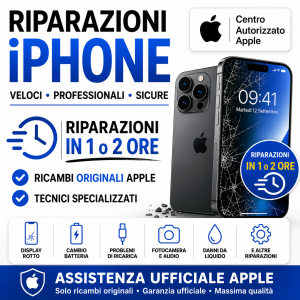 Riparazioni Assistenza iPhone. Centro Apple autorizzato IRP