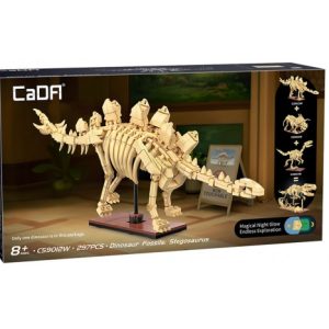 CADA Dinosaur Fossils Stegosaurus GLOW - 297 pcs