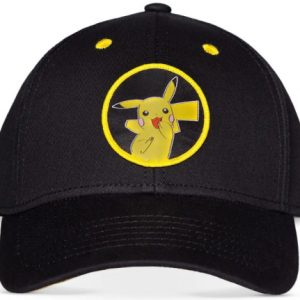 Cappellino Pokemon Pikachu Nero