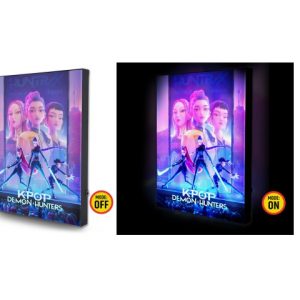 Quadro Retroilluminato LED KPop Demon Hunters